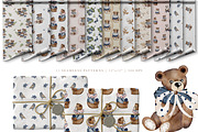 Blueberry Teddy Bears Watercolor Set, an Animal Illustration by Pati Paints (Thumbnail 10 of 12)