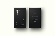 Seraphin - Dark Black Business Card, a Business Card Template by Ctrl space studio (Thumbnail 3 of 9)
