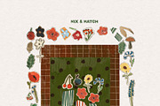 Fall Cottagecore Frames Backgrounds, a Decorative Illustration by whiteheartdesign (Thumbnail 19 of 22)