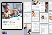 Kindergarten Digital Brochure, a Brochure Template by BrandPacks (Thumbnail 1 of 6)