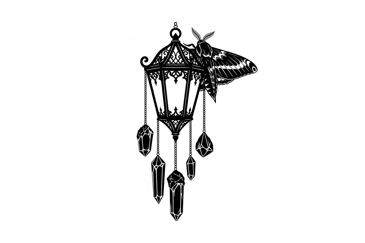 Mystical Moth Lantern Design Bundle, an Illustration by Designs_River (Photo 6 of 31)