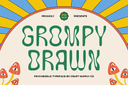 CS Grompy Drawn, a Sans Serif Font by Craft Supply Co. (Thumbnail 1 of 8)