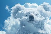 90 Clouds animals against a blue sky, an Animal Illustration by Handmadefont (Thumbnail 57 of 64)