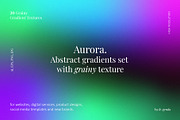 20 Aurora Gradients Set, a Texture Graphic by le-genda (Thumbnail 1 of 11)