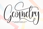 Geometry | Script Font, a Handwritten Font by Scratchones (Thumbnail 1 of 9)
