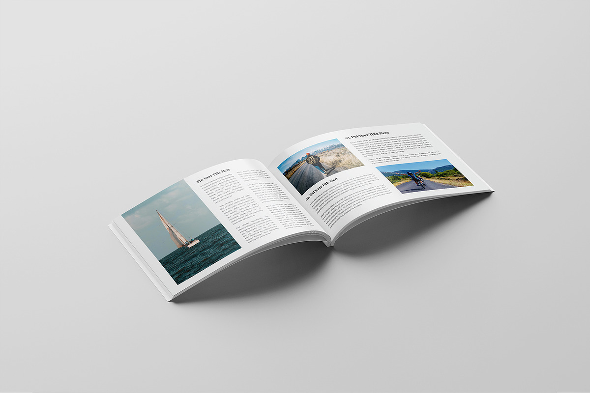 Travel Magazine Template Landscape, a Magazine Template by Cleffon_Graphic_Studio (Photo 10 of 11)