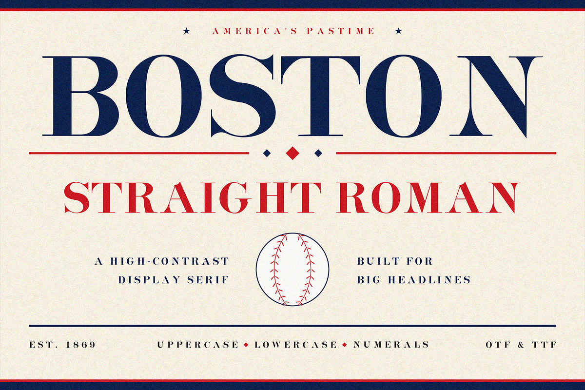 Boston Straight Roman – Display Font, a Serif Font by Lilithcollageart (Photo 8 of 20)