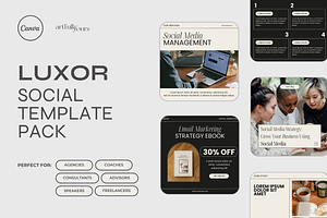 Luxor Agency Social Media Template
