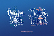 Winter Rosetta - Handwritten Script, a Script Font by Letterhend Studio (Thumbnail 2 of 9)