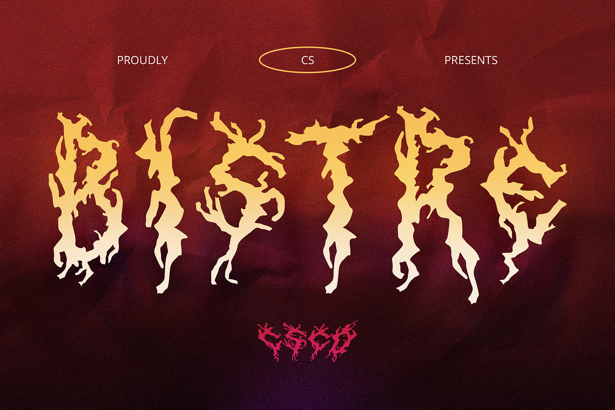 CS Bistre – Black Metal Font, a Blackletter Font by Craft Supply Co. (Photo 1 of 8)