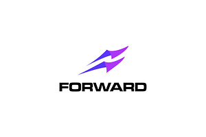 forward logo, a Branding & Logo Template by ZHR Creative