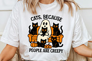 Cats Because People Are Creepy Png, an Illustration by Craft Nest (Thumbnail 4 of 6)