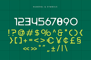 Tomat - Modern Geometric Font, a Sans Serif Font by Pekotype (Thumbnail 6 of 15)