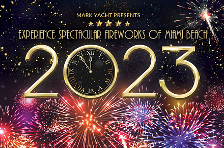 Yacht Dhow Cruise New Year Flyer