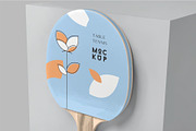 Table Tennis Racket Mockups, a Product Mockup by megostudi0 (Thumbnail 2 of 6)