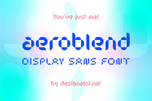 AeroBlend Sans Display Font