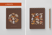 Mushrooms & flowers, a Texture Illustration by Izobova (Thumbnail 6 of 7)