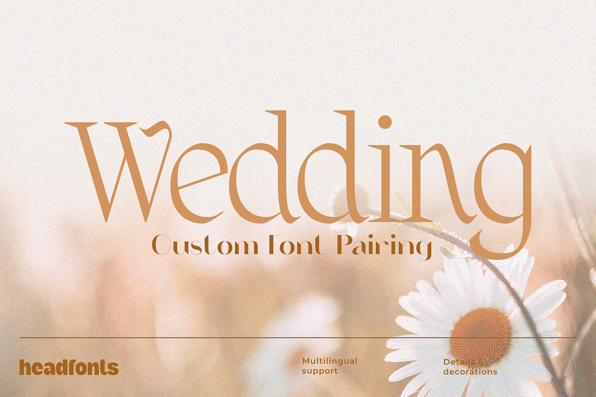 Dreamy Wedding Font Duo, a Serif Font by Headfonts (Photo 1 of 9)