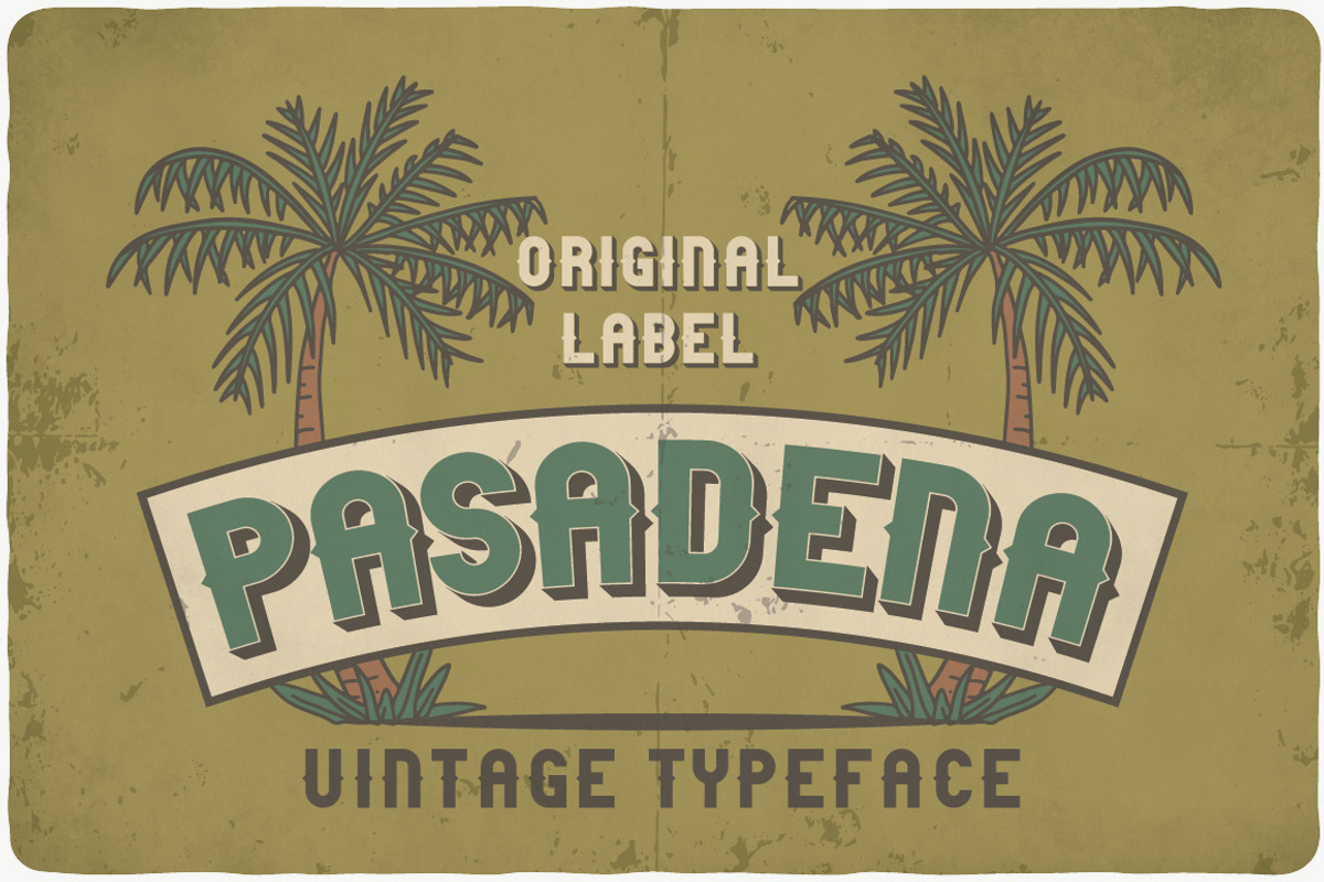 Pasadena typeface preview 3