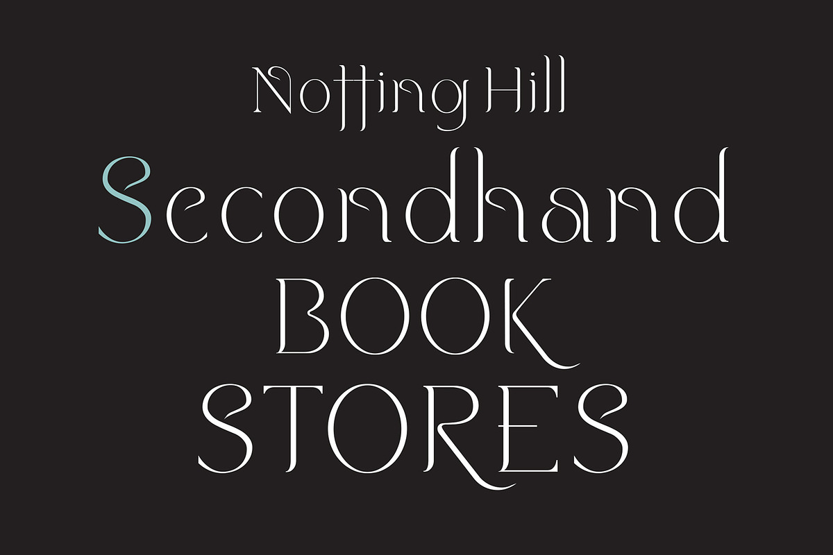 Notting Hill. Stylish new serif font, a Serif Font by LostandFoundry (Photo 6 of 6)