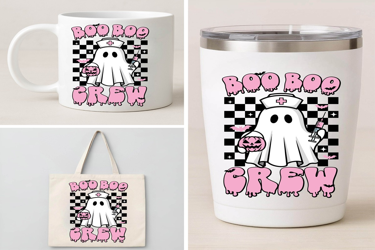 Boo Boo Crew Nurse SVG Png, an Object Graphic by Digi_Design_World (Photo 3 of 5)