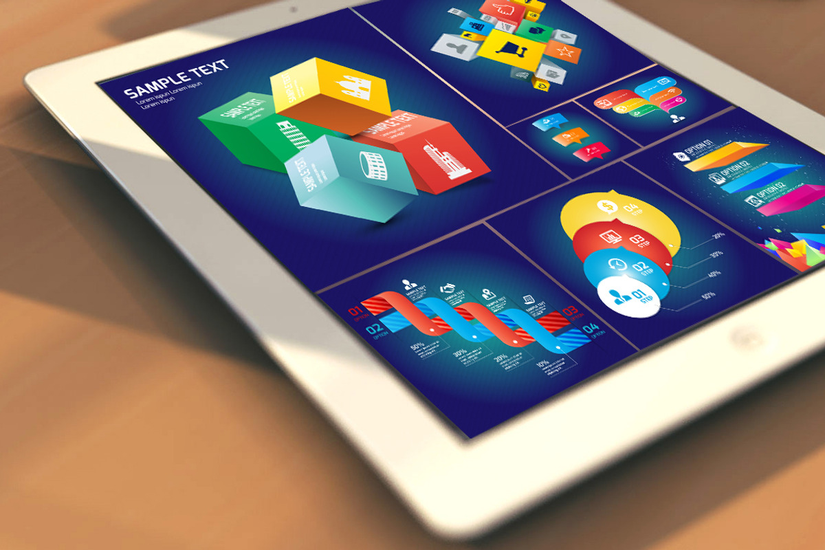 50 Infographic Templates + Bonus, a Presentation Template by VL Shop (Photo 2 of 4)