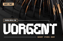 Vorgent - Techno Font