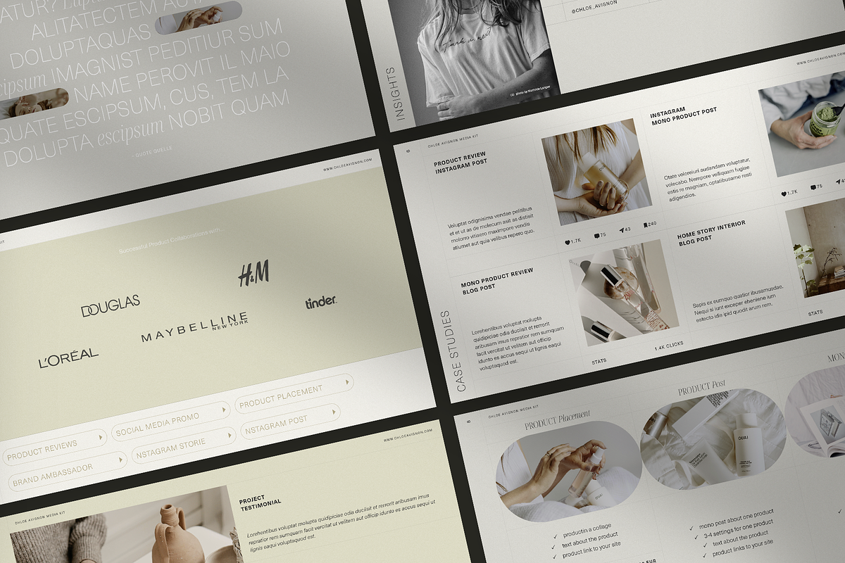 Blogger/Influencer Media Kit, a Presentation Template by ONYU Studio (Photo 5 of 5)