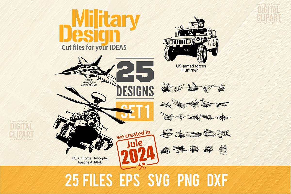 Military Design - Army Vehicle SVG, a Transportation Illustration by Digital-Clipart (Photo 1 of 5)