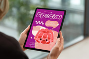 Bubble Display Font - Peachy Soda, a Handwritten Font by ZoloDesignHub (Thumbnail 3 of 7)