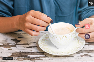 Cup With Saucer Mock-ups Set