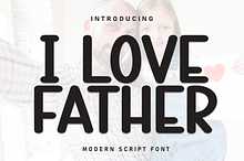 I Love Father | Script Font