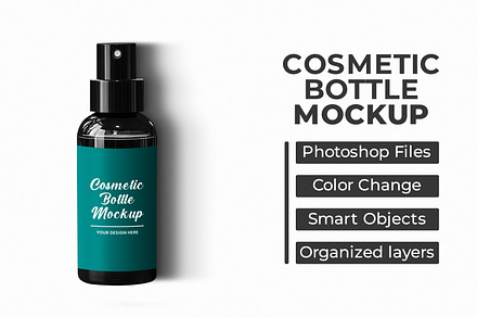 Cosmetic Bottle Mockup