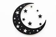 Crescent Moons and Star Silhouette, an Illustration by Amazin_art (Thumbnail 5 of 31)