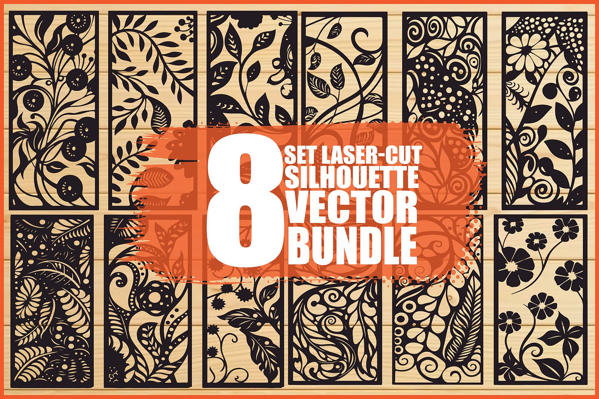 Decorative Wall Art Panel Vector Set, an Illustration by BIPLOB EXPERT (Photo 1 of 9)