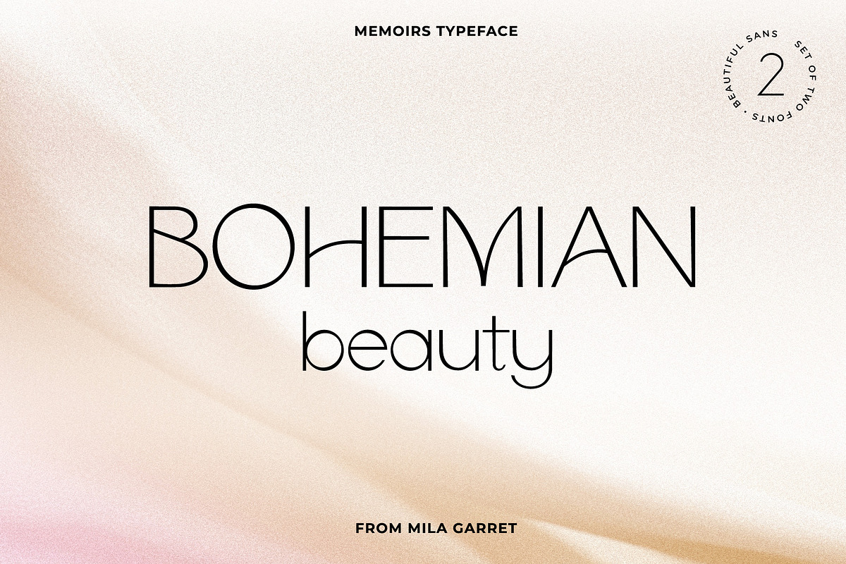 Memoirs Sans Modern Logo Font, a Sans Serif Font by Mila Garret (Photo 10 of 15)