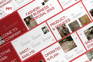 Fashion Agency Proposal Presentation, a Presentation Template by graphicook