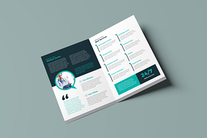 Medical Healthcare Bi-Fold Brochure