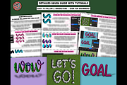 Procreate 3D Soccer Lettering Set, a Brush Add-On by AlwaysBeColoring (Thumbnail 9 of 14)