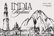 India Skylines, a Work Illustration by TheMountBirdStudio (Thumbnail 1 of 9)