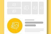 Wireframe Travel Landing Page Design, an UI Kit Template by CreativeShaper (Thumbnail 3 of 5)