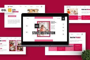 Study Motivation - Education GSL, a Presentation Template by Deepslide Studio