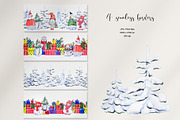 Christmas snowmen & gnomes, an Illustration by Jeanna Draw (Thumbnail 10 of 17)