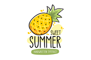 Sweet Summer Typeface, a Script Font by Seemly Fonts (Thumbnail 1 of 3)