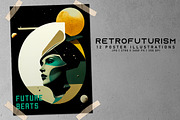 Retrofuturism, a Decorative Illustration by Digital Art Creations (Thumbnail 7 of 7)