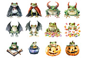 Cute Halloween Frog, an Illustration by Design Market (Thumbnail 2 of 3)