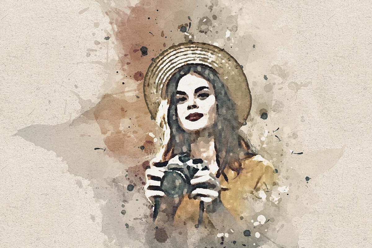 Watercolor Paint Art Effect Action, an Action Add-On by Photoshop Action (Photo 6 of 9)