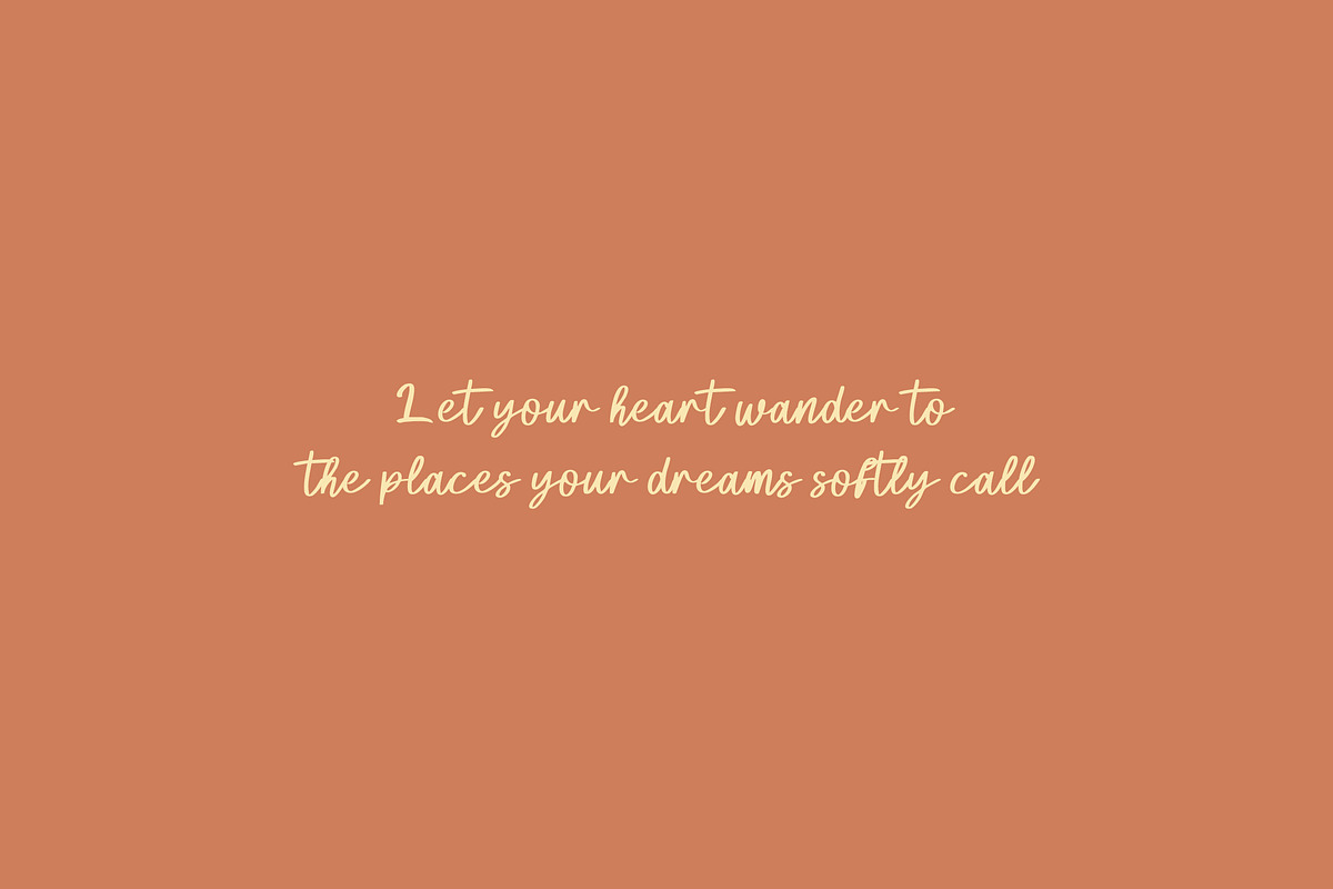 Aeril Script Font, a Script Font by NTC Graphic (Photo 5 of 9)