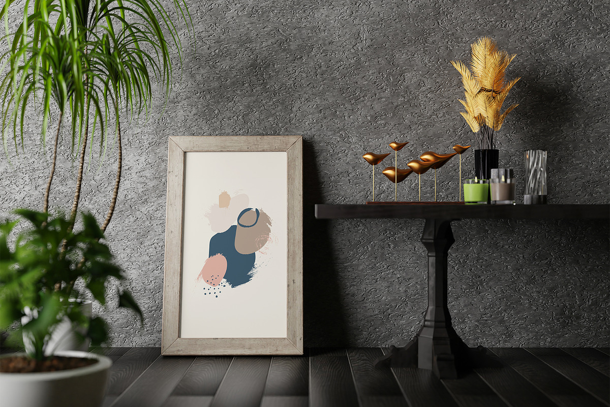 Abstract wall art collection, an Illustration by Vinegret -Shop (Photo 6 of 15)
