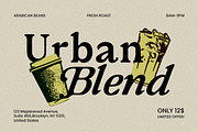 Nova Agency - Bold Retro Serif, a Serif Font by Bale Type (Thumbnail 2 of 9)
